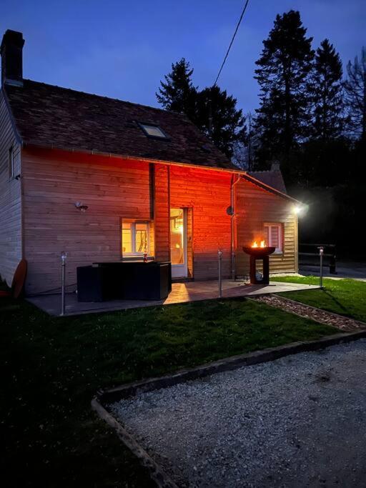 Cottage Cocooning Romantique Avec Jaccuzzi Prive Ancinnes Eksteriør billede